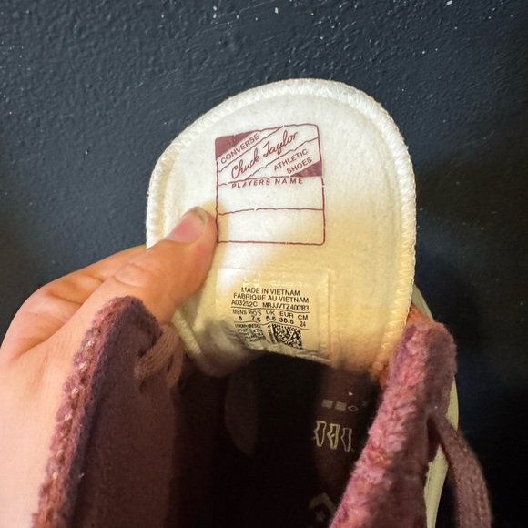 Converse Pink High-Top Platform Sneakers with Textured Fabric - Picture 5 of 8